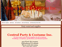 Tablet Screenshot of partybarnrentals.com